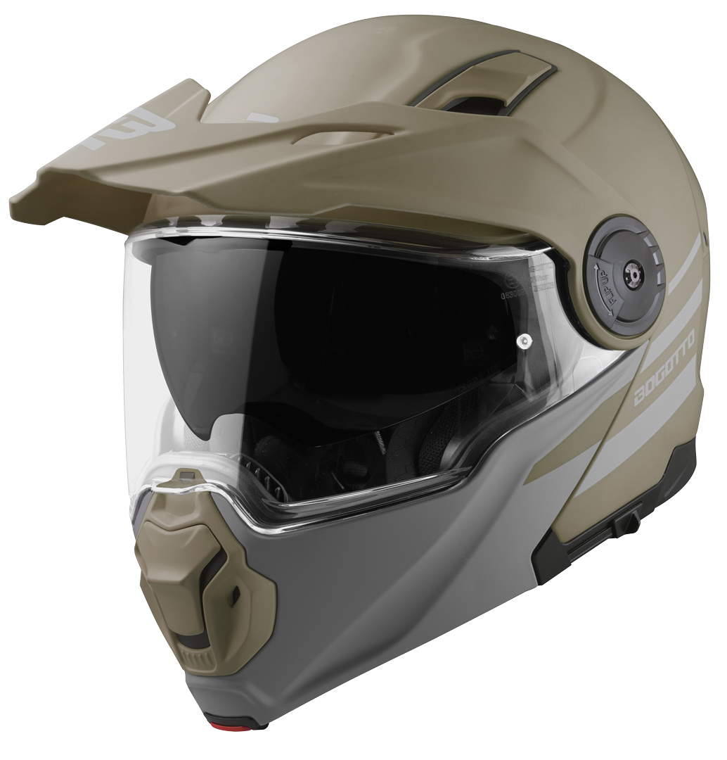 Bogotto FG-102 Duo Fiberglas Klapphelm - Bild 18 von 41