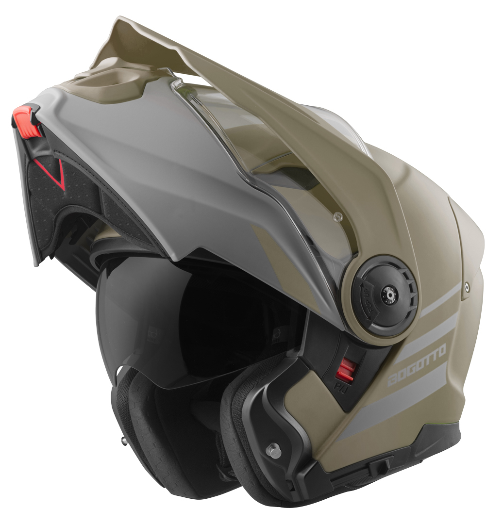Bogotto FG-102 Duo Fiberglas Klapphelm - Bild 19 von 41
