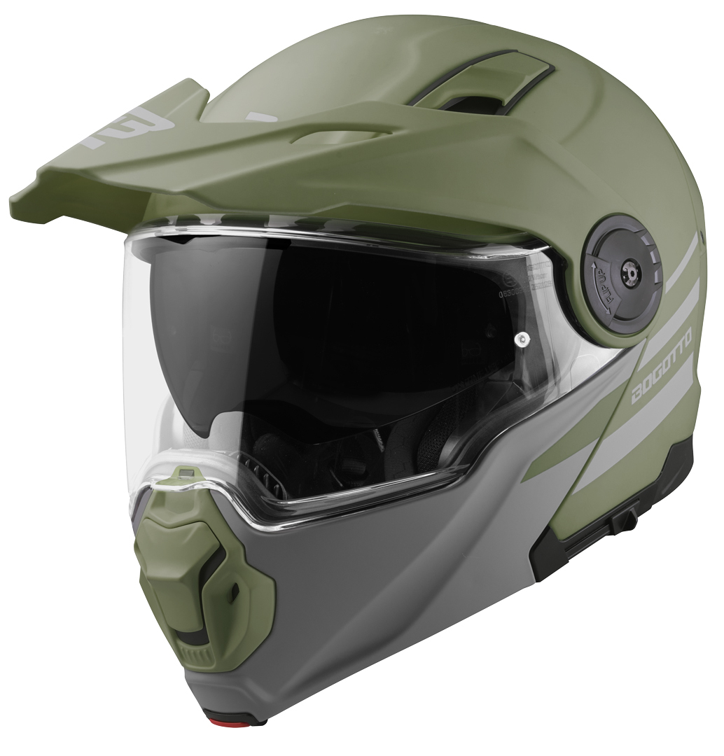 Bogotto FG-102 Duo Fiberglas Klapphelm - Bild 34 von 41