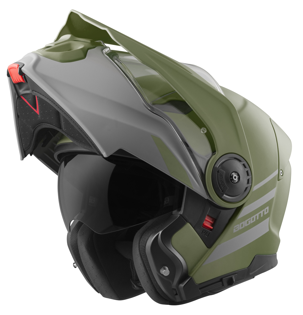 Bogotto FG-102 Duo Fiberglas Klapphelm - Bild 35 von 41