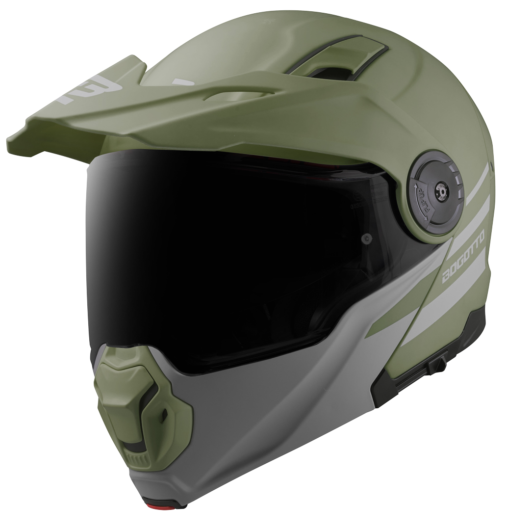 Bogotto FG-102 Duo Fiberglas Klapphelm - Bild 36 von 41