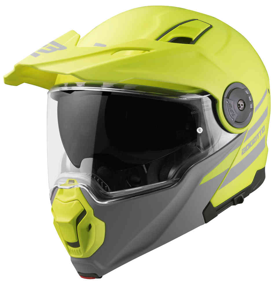 Bogotto FG-102 Glasfiber enduro / flip-up hjelm