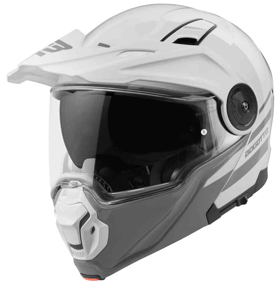 Bogotto FG-102 Glasfiber enduro / flip-up hjelm