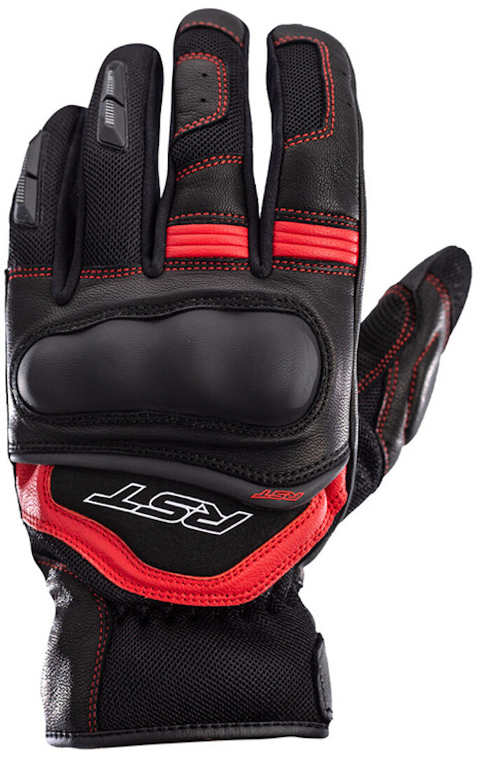 Rst Urban Air 3 Mesh Motorcycle Gloves, Black-Red, Size L For Men