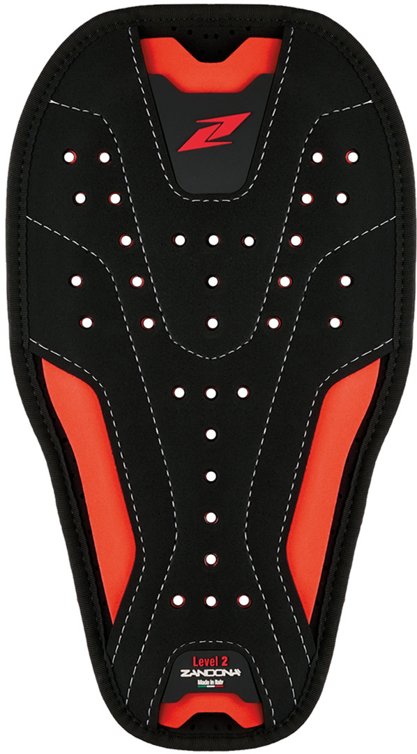 Zandona Air Xs Back Protector, Black-Red For Men