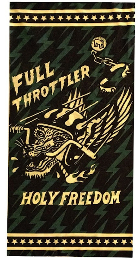 Holyfreedom Flying Wolf Drykeeper Couvre-chef multifonctionnel, noir-jaune pour Hommes