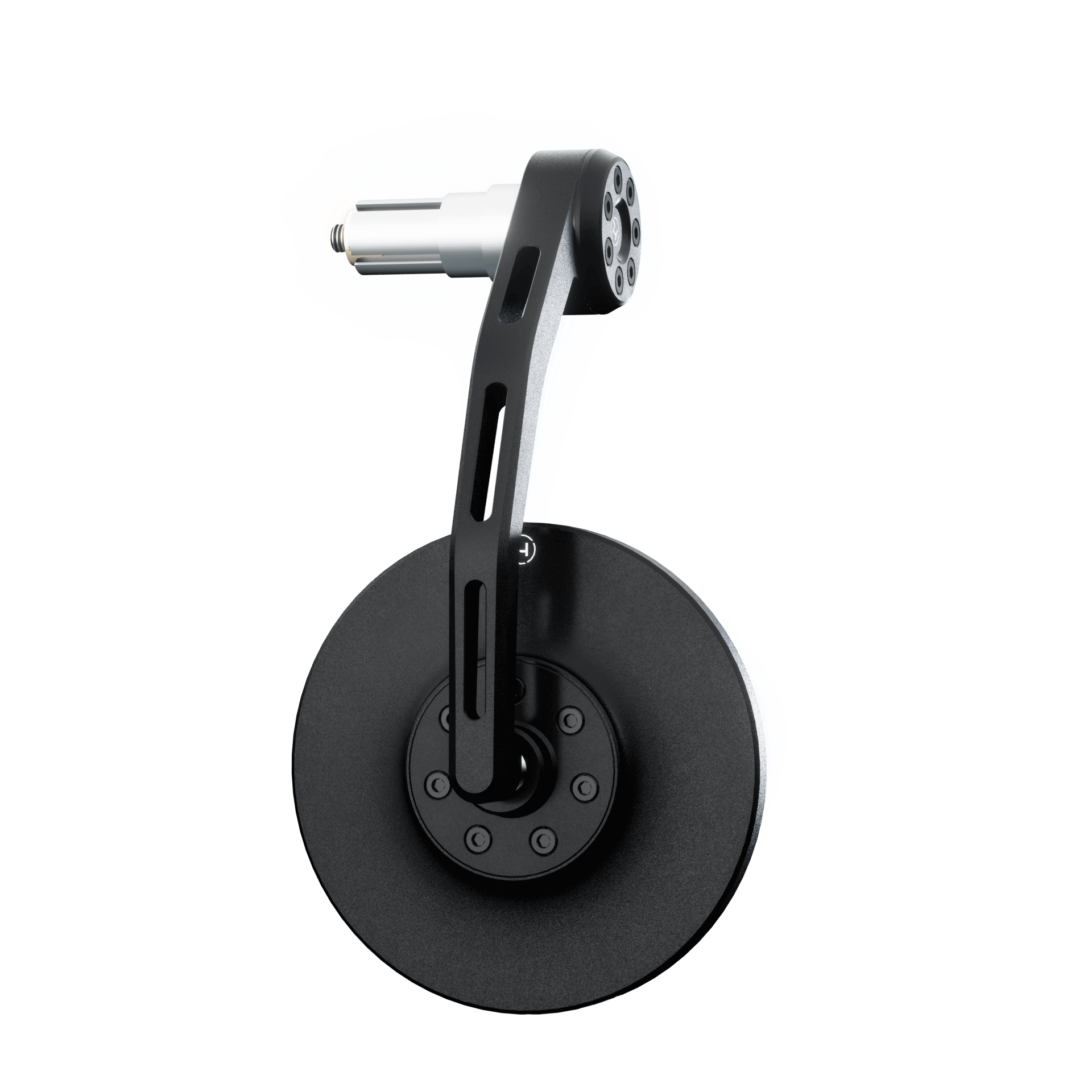 HIGHSIDER CONERO EVO BLACK EDITION miroir d’extrémité de guidon, long, noir