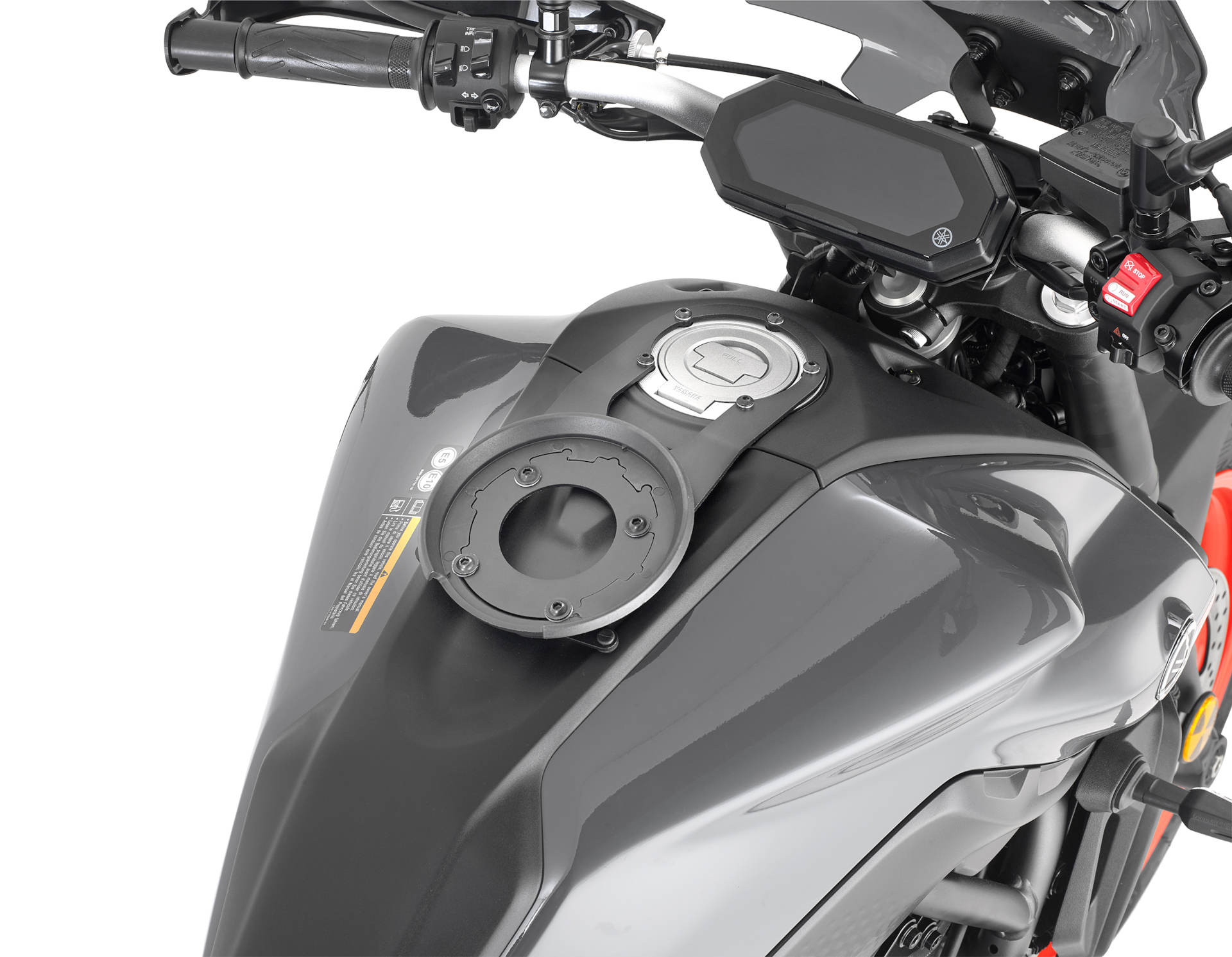 Image of GiVI Tank Attachment per Tanklock/TanklockED Tank Bags per Yamaha MT-07 (21), nero