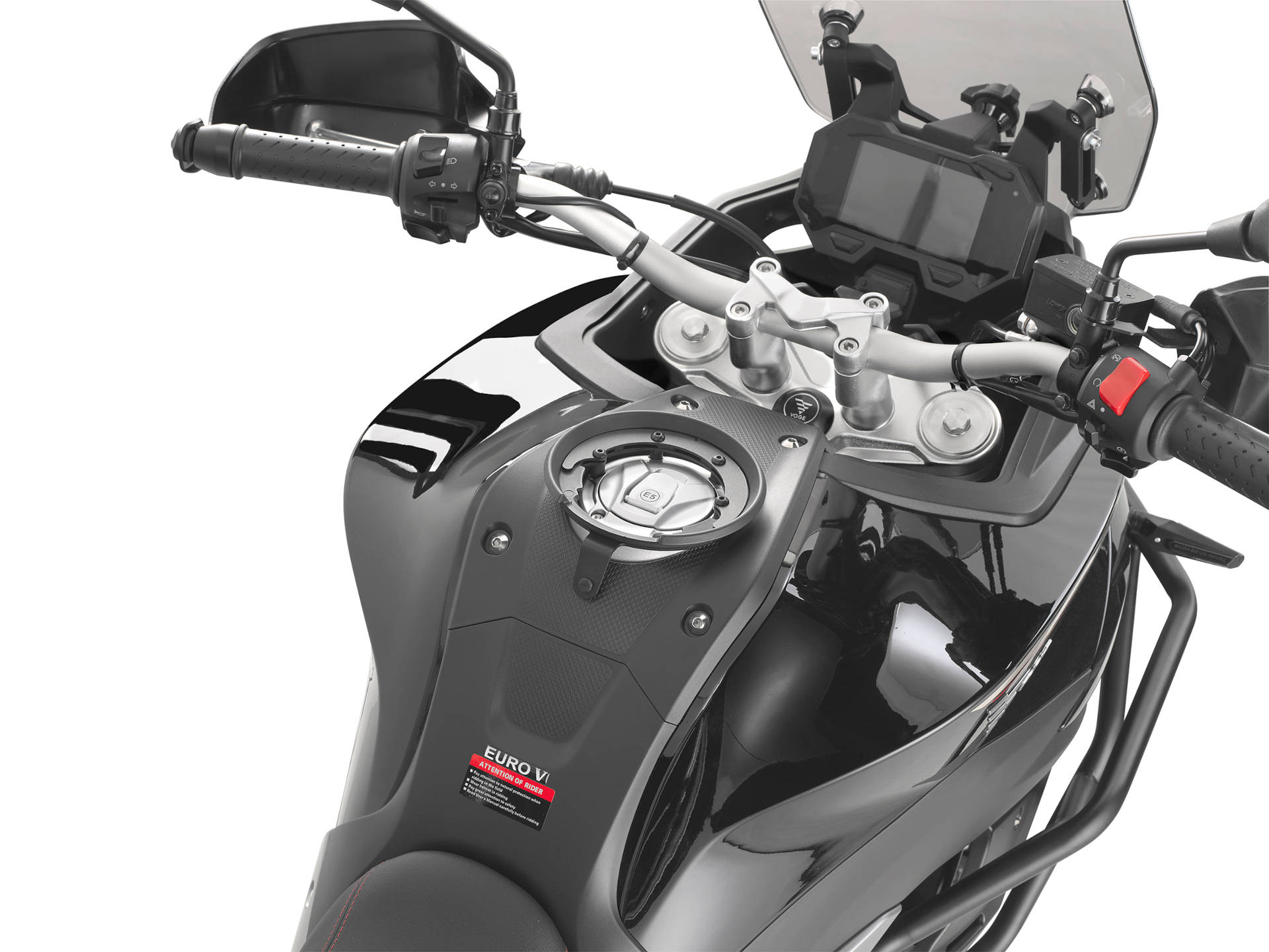 GIVI Tank Attachment pour Tanklock/TanklockED Tank Bags pour KTM 1290 Super Adv. R/S (21), noir