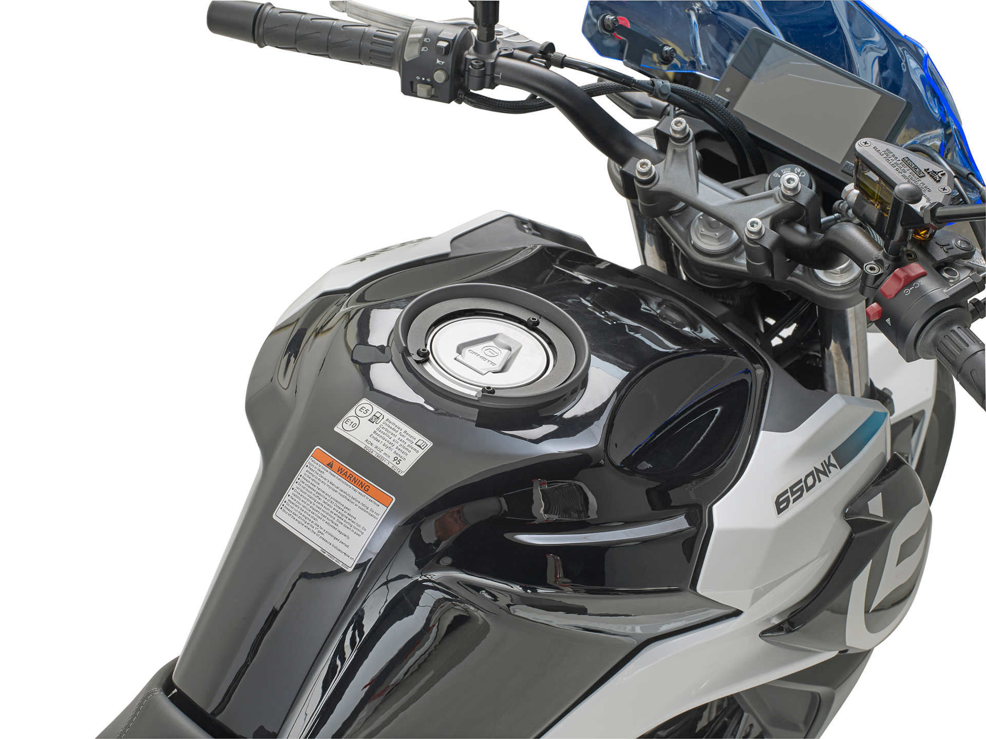 Givi Unisex Black Tank Attachment For Tanklock/Tanklocked Tank Bags For Cf Moto 650 Nk (21),