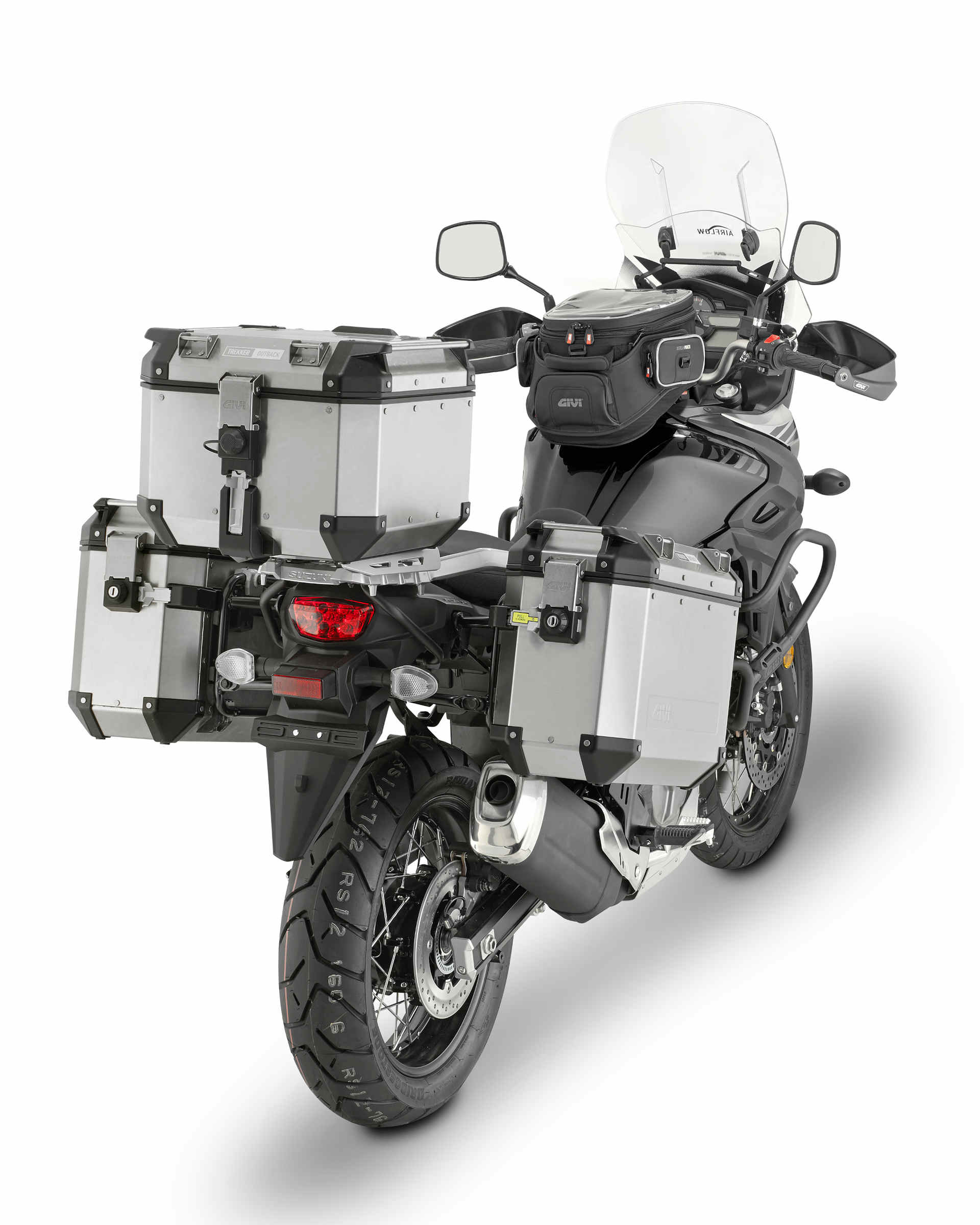 Givi Unisex Tubular Steel Side Case Carrier For Trekker Outback Case For Suzuki Dl 650 V-Strom (17-21)