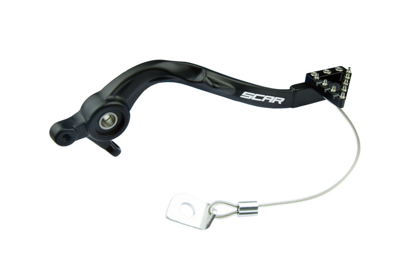 Scar Unisex Black Rear Brake Pedal