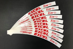 HAAN Wheels Naklejki na obręcze programu Excel