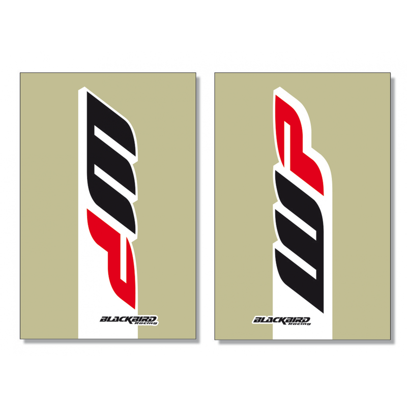 Blackbird Unisex Fork Sticker - Wp