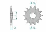 AFAM Steel Self-Cleaning Front Sprocket 22406 - 520