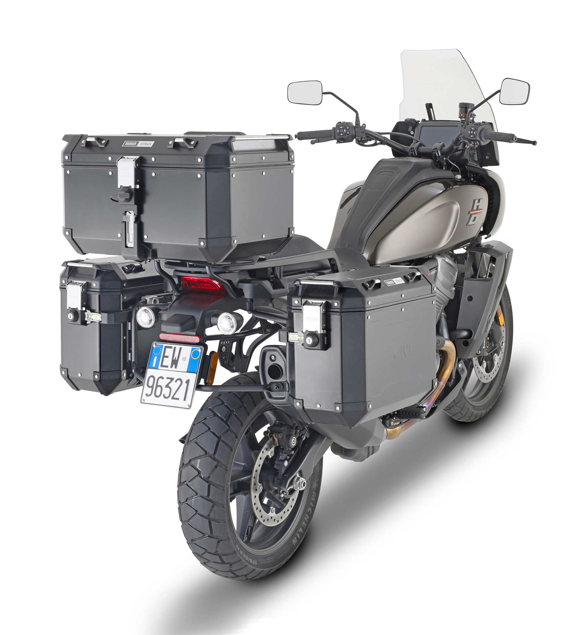 Givi Unisex Black Side Case Carrier Pl One-Fit Monokey®Cam For Harley Davidson Pan America 1250 (2021),
