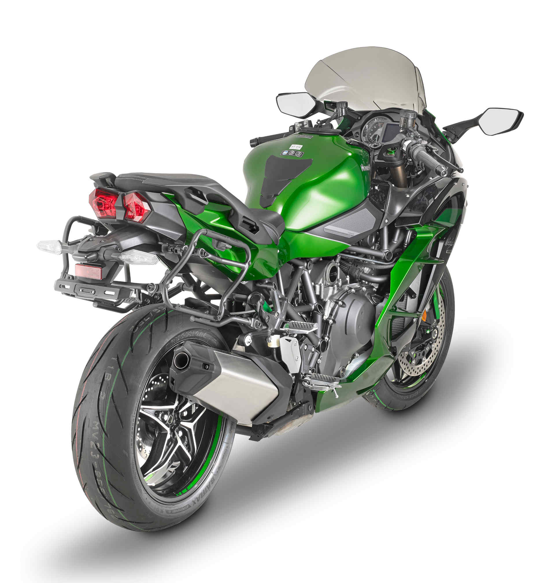 GIVI Side Case Carrier Détachable pour Monokey SIDE Case pour Kawasaki Ninja H2 SX (18-21)