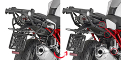 Porte-valise latérale GIVI amovible pour boîtier Monokey SIDE pour différents modèles BMW ( voir ci-dessous )