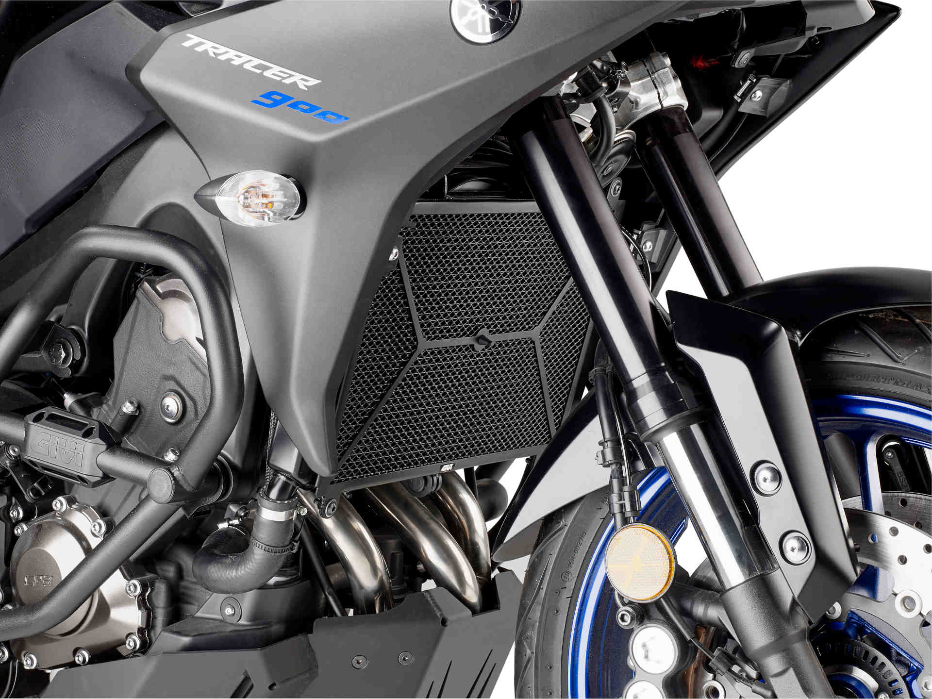 Protection GIVI pour radiateurs à eau et à huile en acier inoxydable, noir pour les modèles Yamaha (voir ci-dessous)