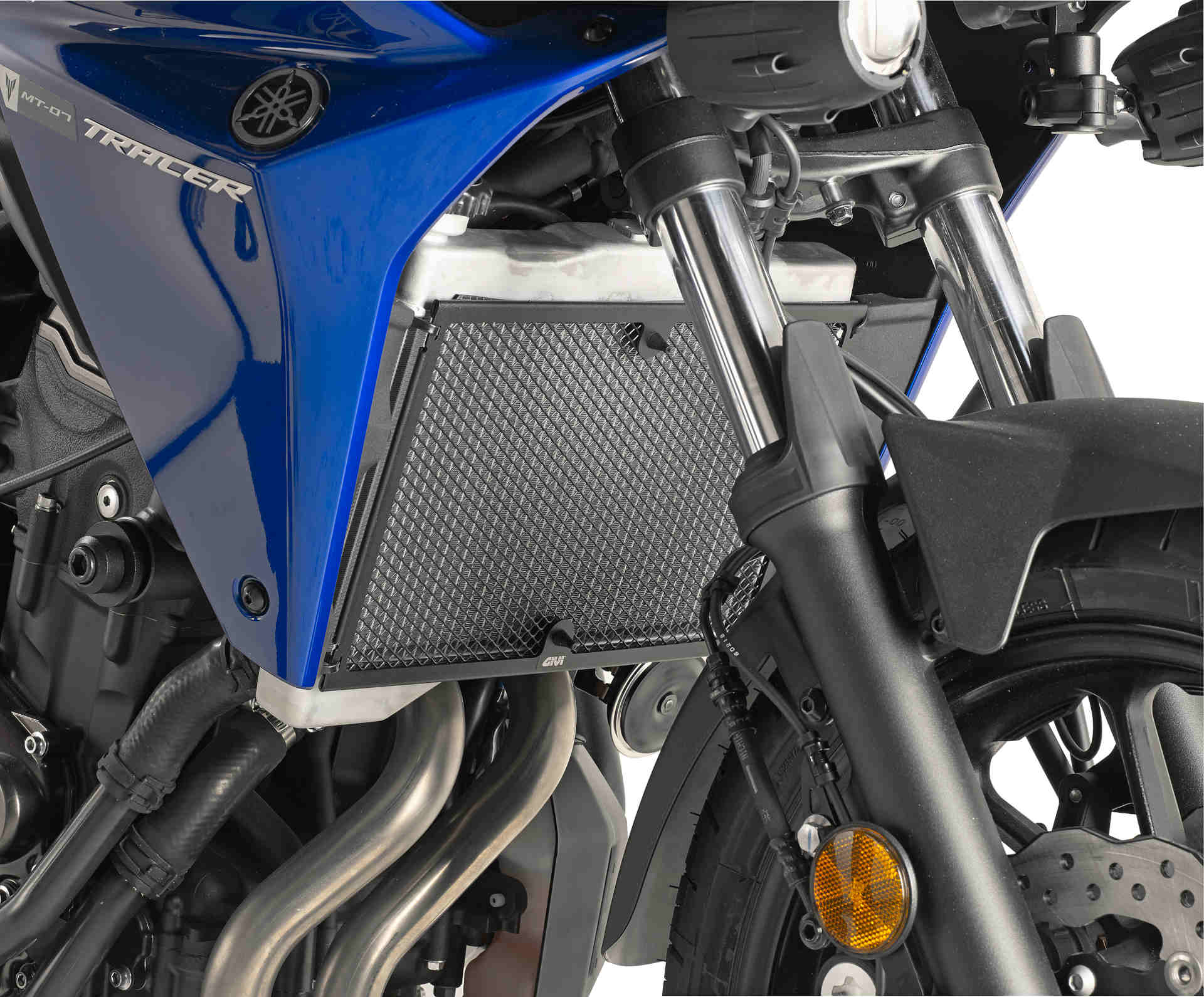 Protection GIVI pour radiateurs à eau et à huile en acier inoxydable noir pour différents modèles Yamaha (voir ci-dessous)