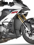 GIVI Protection spécifique pour radiateurs à eau et à huile en acier inoxydable, noir pour les modèles BMW (voir ci-dessous)