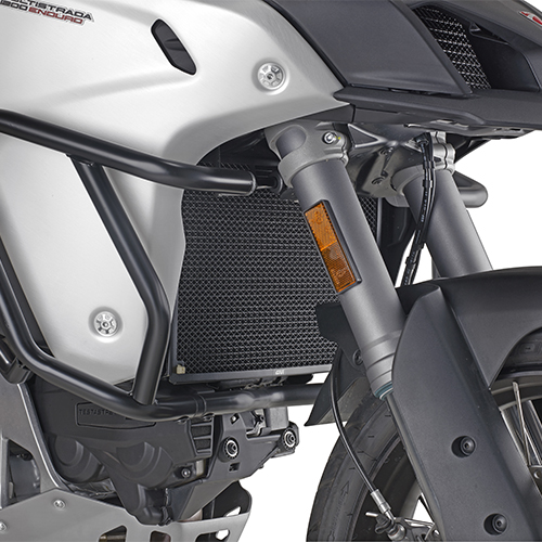 Protection GIVI pour radiateurs à eau et à huile en acier inoxydable, noir pour différents modèles Ducati (voir ci-dessous)