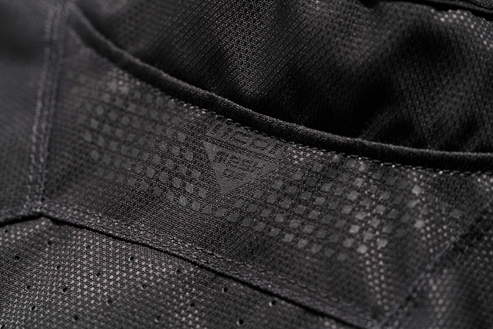 Side view of Icon Mesh AF 2023 Motorcycle Textile Jacket, black, Size S for Men