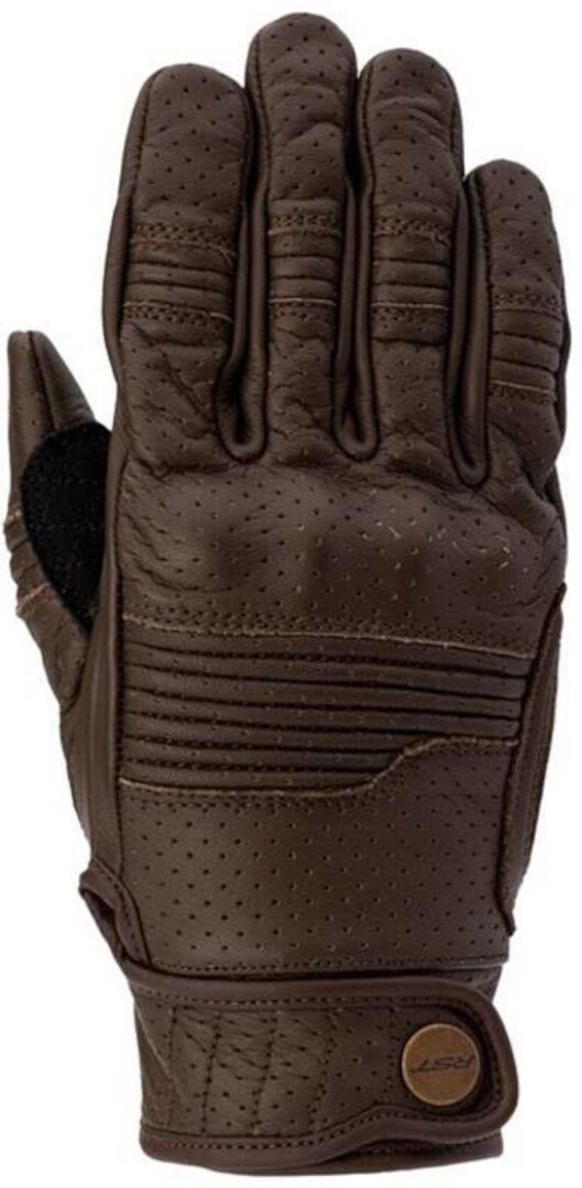 Side view of RST Roadster 3 Ladies Motorcycle Gloves, brown, Size XS for Women