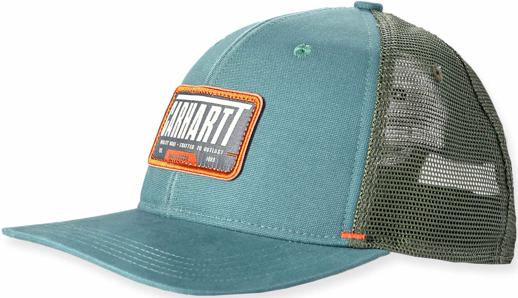 Carhartt Canvas Mesh Graphic Casquette, bleu