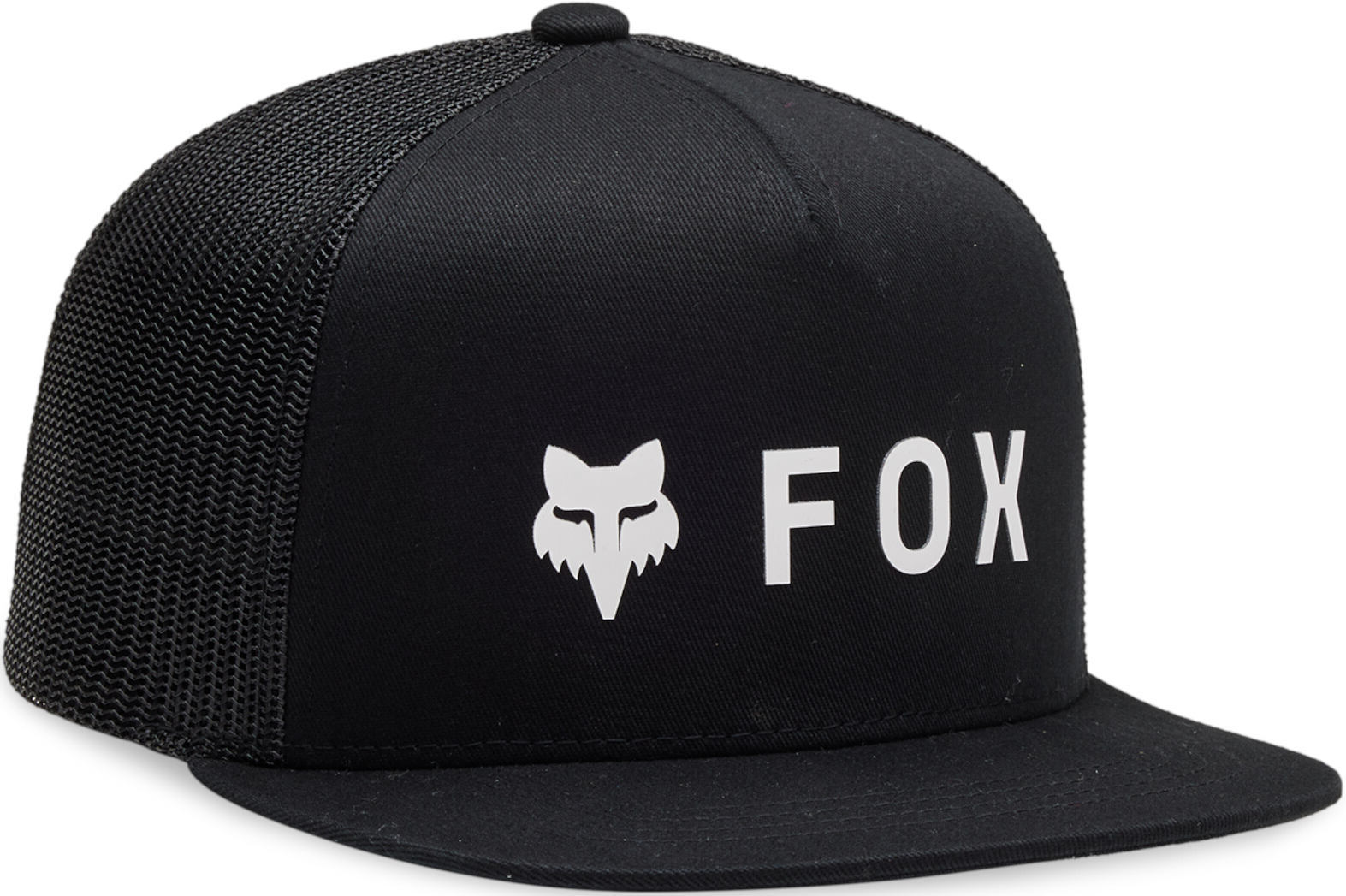 FOX Absolute Mesh Youth Snapback Cap, black-white
