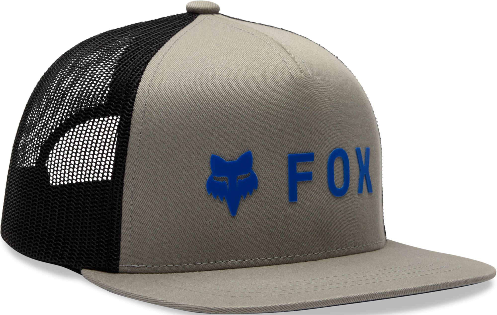 FOX Absolute Mesh Youth Snapback Cap, black-grey