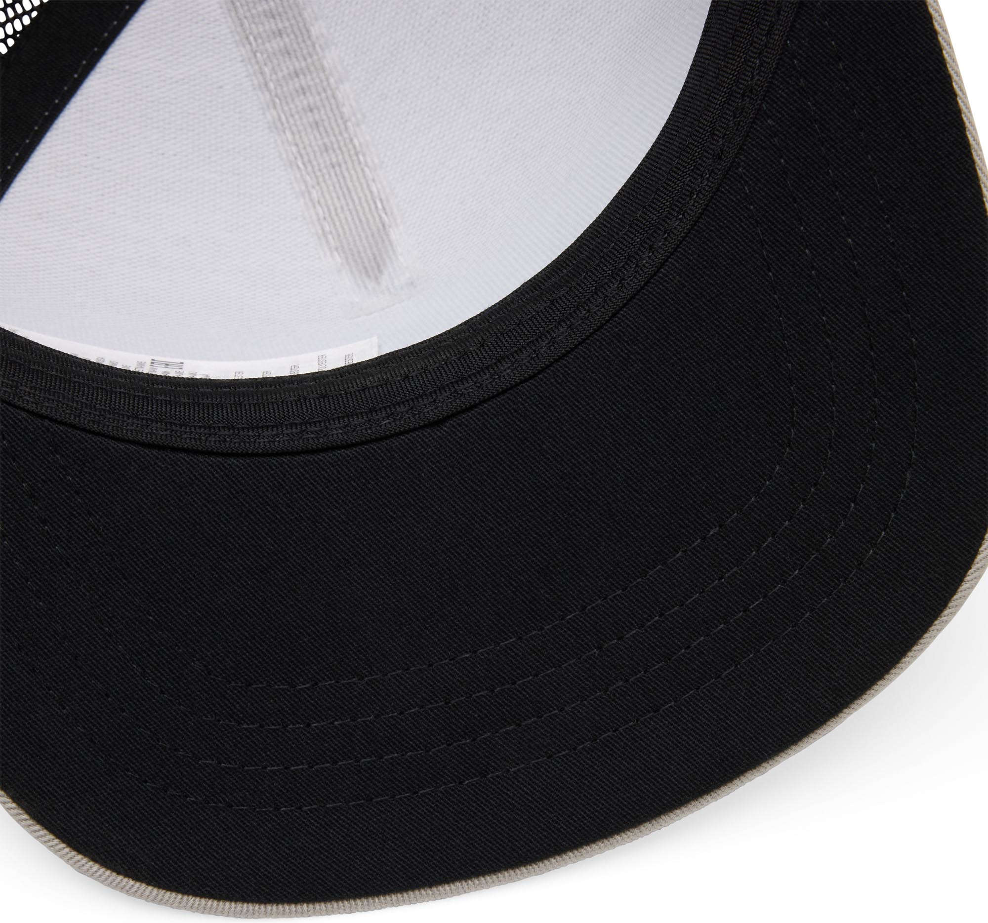 Side view of FOX Absolute Mesh Youth Snapback Cap, beige