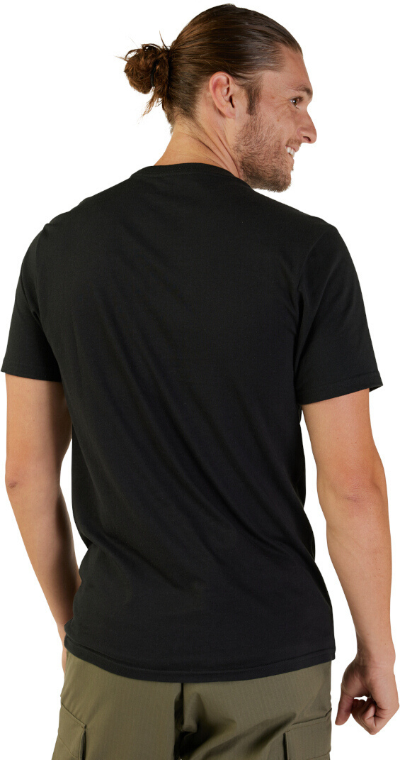 Side view of FOX Pro Circuit Premium 2023 T-Shirt, black, Size S for Men
