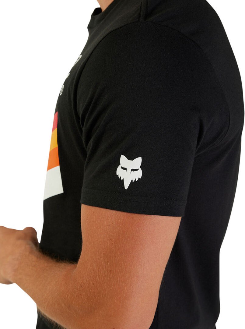 Side view of FOX Pro Circuit Premium 2023 T-Shirt, black, Size S for Men