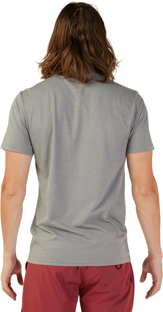 Side view of FOX Absolute Premium T-Shirt, grey, Size M for Men