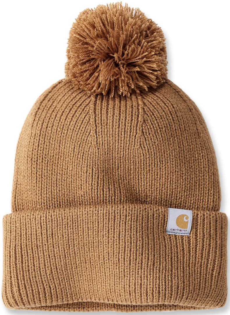 Carhartt Knit Pom-Pom Cuffed Beanie, brun pour Hommes