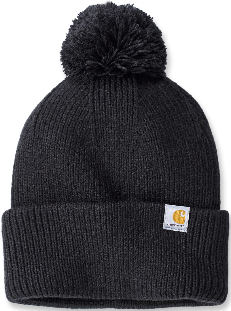Carhartt Knit Pom-Pom Cuffed Beanie, noir