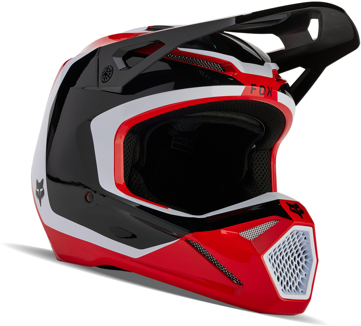 FOX V1 Nitro MIPS Шлем для мотокросса Черный/Белый/Красный XL (61/62) 