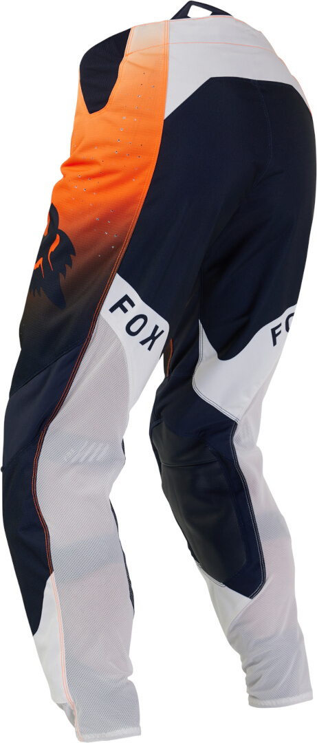 Side view of FOX 360 Revise Motocross Pants, blue-orange, Size 28 for Men