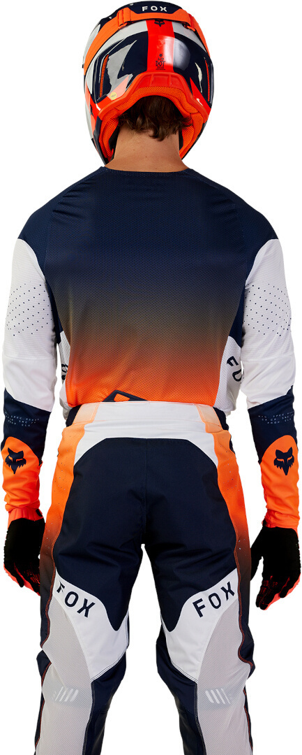 Side view of FOX 360 Revise Motocross Jersey, blue-orange, Size 2XL for Men