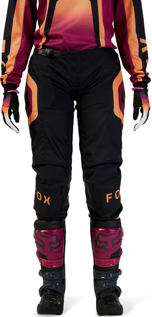 Side view of FOX 180 Ballast Ladies Motocross Pants, black-pink, Size L 34 for Women