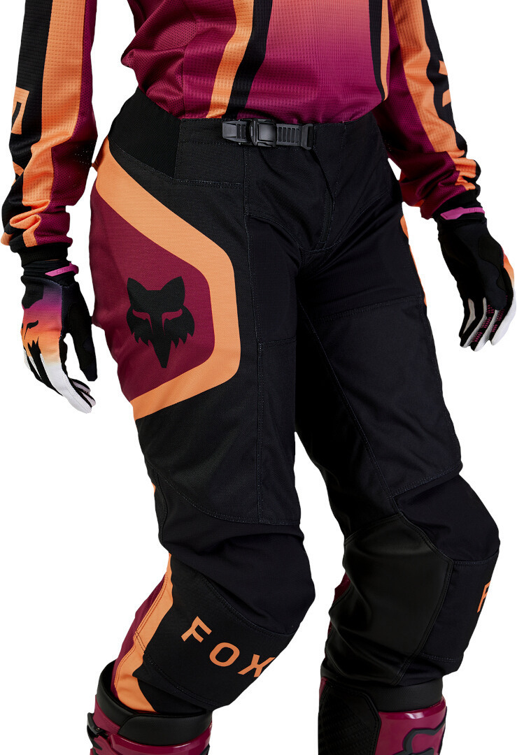 Side view of FOX 180 Ballast Ladies Motocross Pants, black-pink, Size L 34 for Women