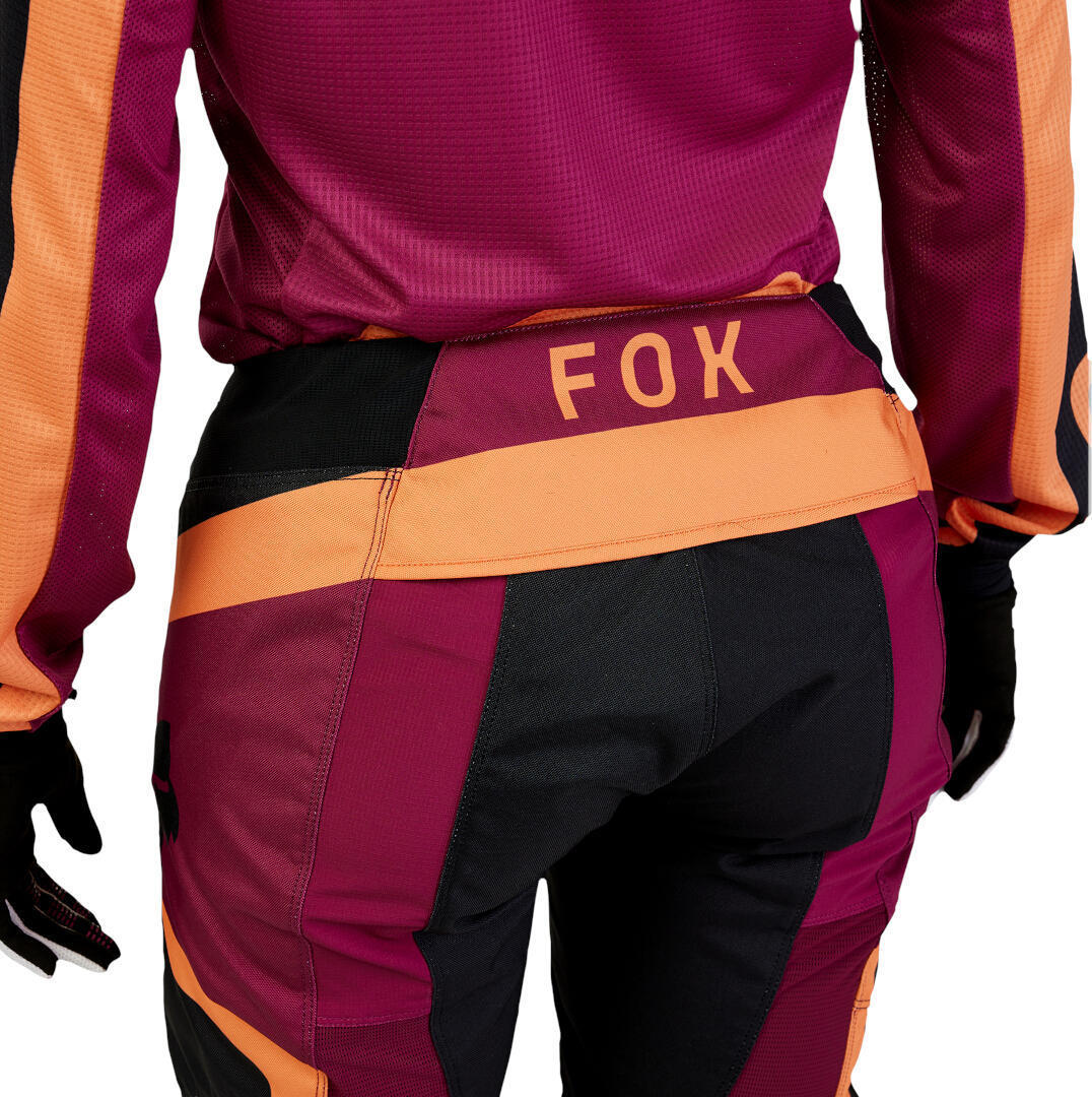Side view of FOX 180 Ballast Ladies Motocross Pants, black-pink, Size L 34 for Women