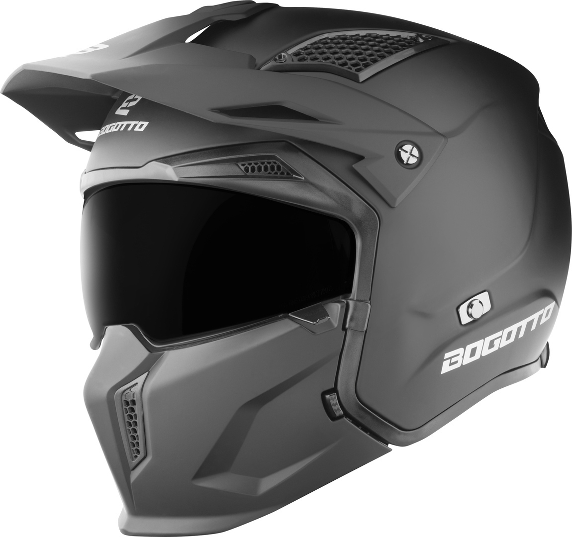 Bogotto Radic 22.06 Шлем Черный матовый XS 