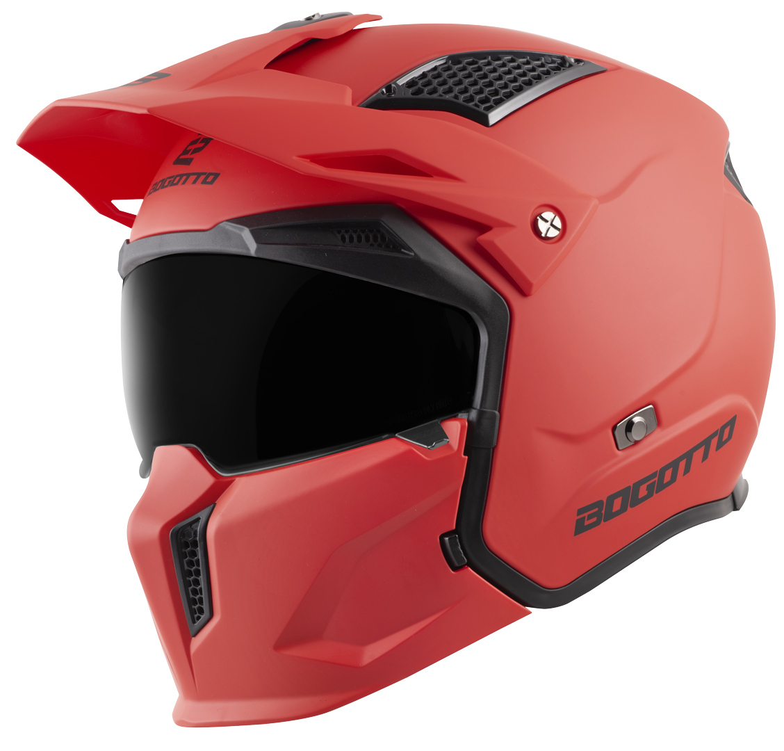 Bogotto Radic 22.06 Шлем Красный матовый XS 
