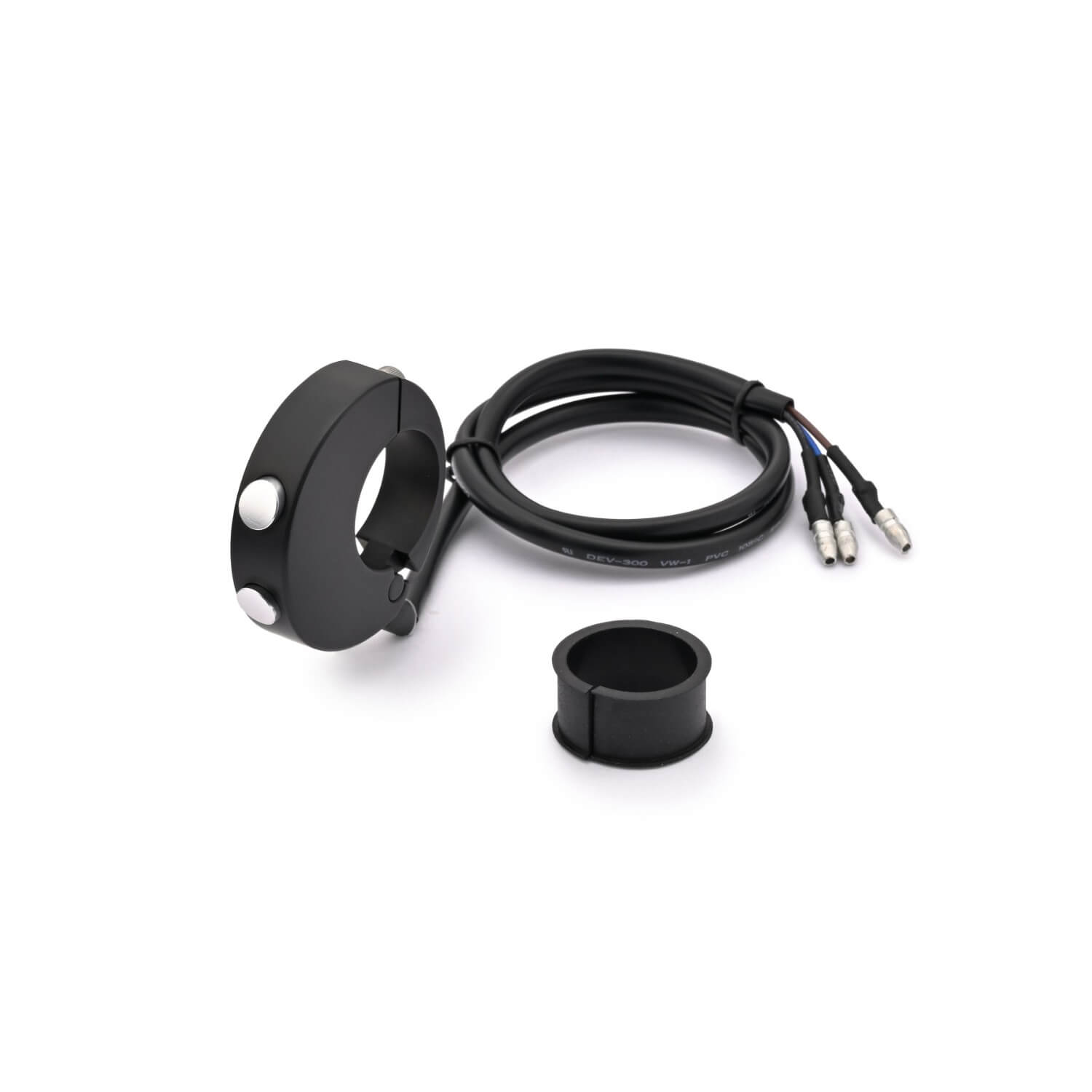 Bouton-poussoir 2 plis DAYTONA Corp. pour Daytona VELONA, noir