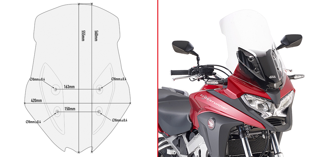 GIVI Windschild