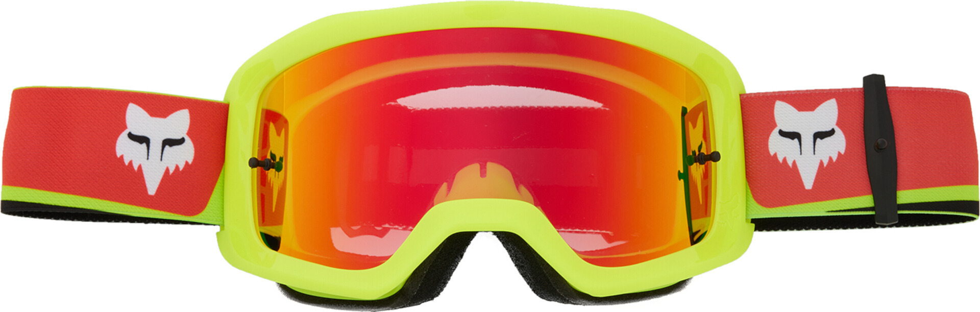 FOX Main Ballast Spark Lunettes de motocross, rouge-jaune