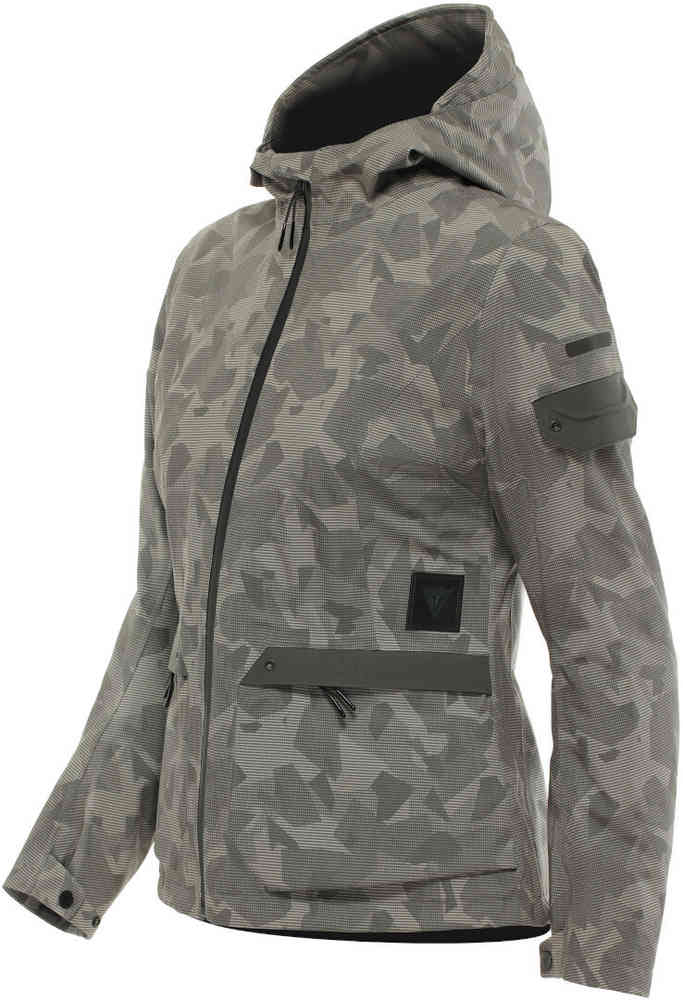 Dainese Centrale Absoluteshell Pro Camo vandtæt Ladies Motorcykel Tekstiljakke