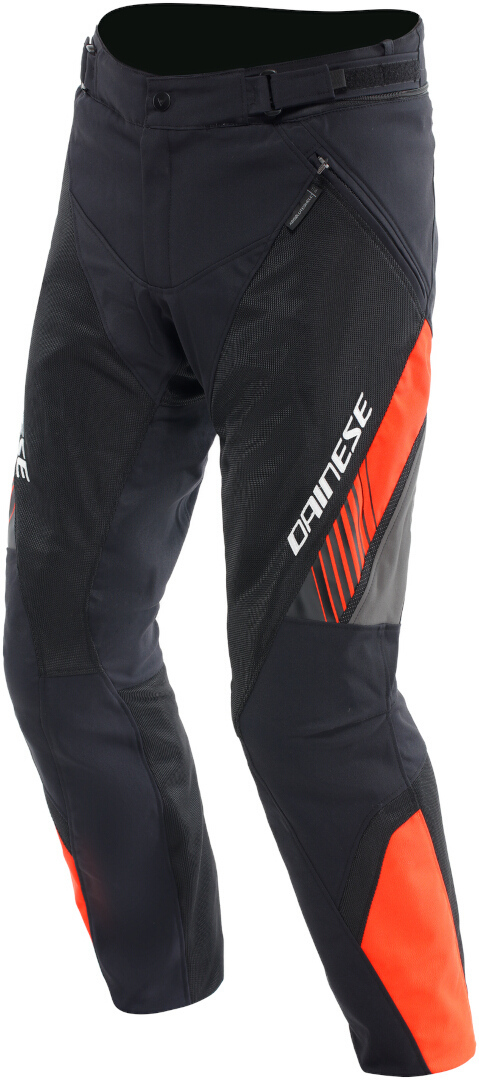 Dainese Drake 2 Air Absoluteshell Мотоциклетные текстильные штаны Черный/Красный 46 